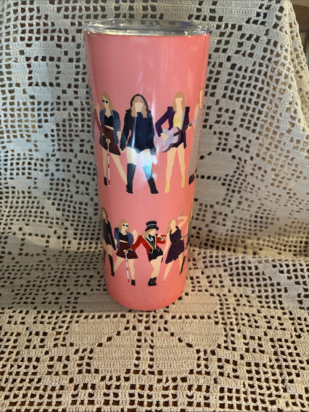 Taylor Swift Pink Stainless Tumbler